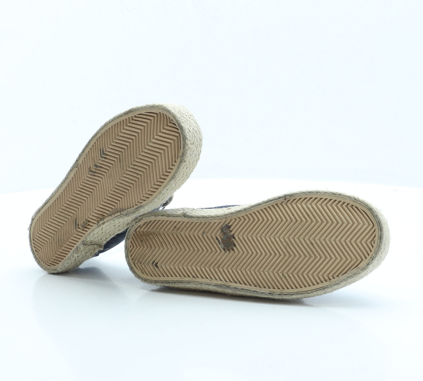Primark Boys Blue Fabric Slip On Trainer UK 1 EUR 33