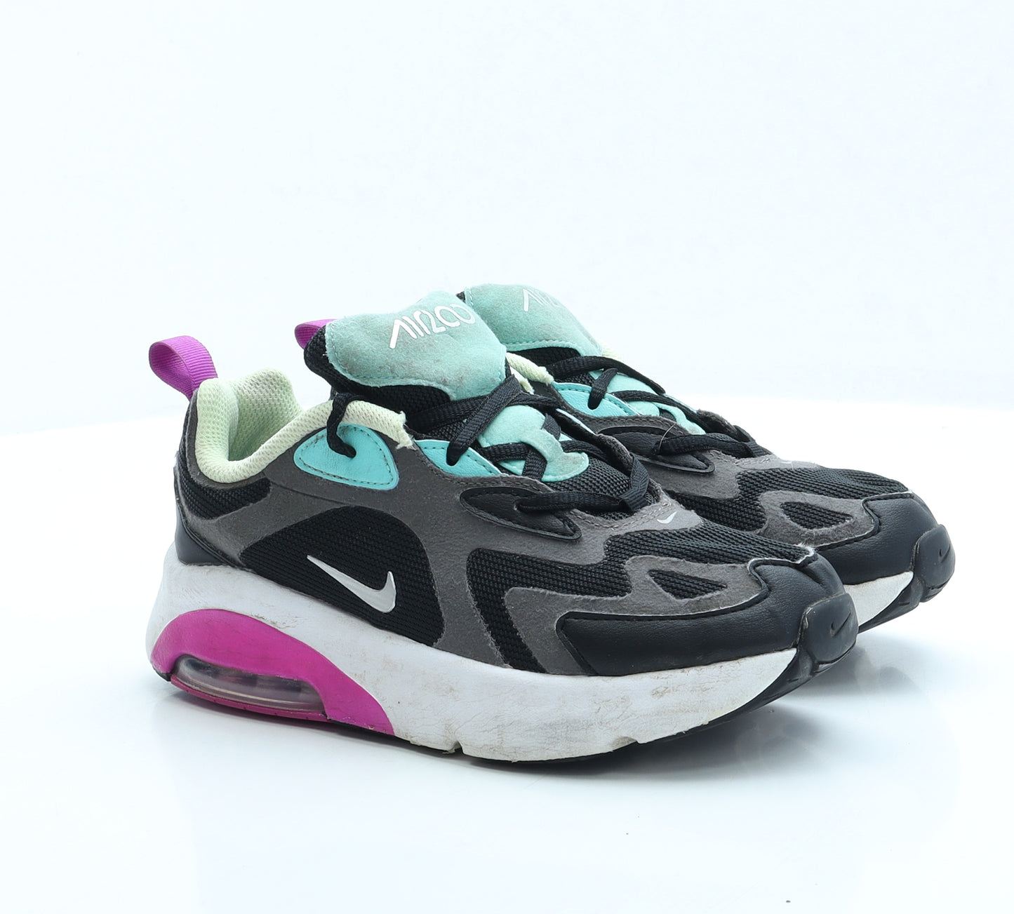 Nike Boys Grey Polyester Trainer UK 2.5