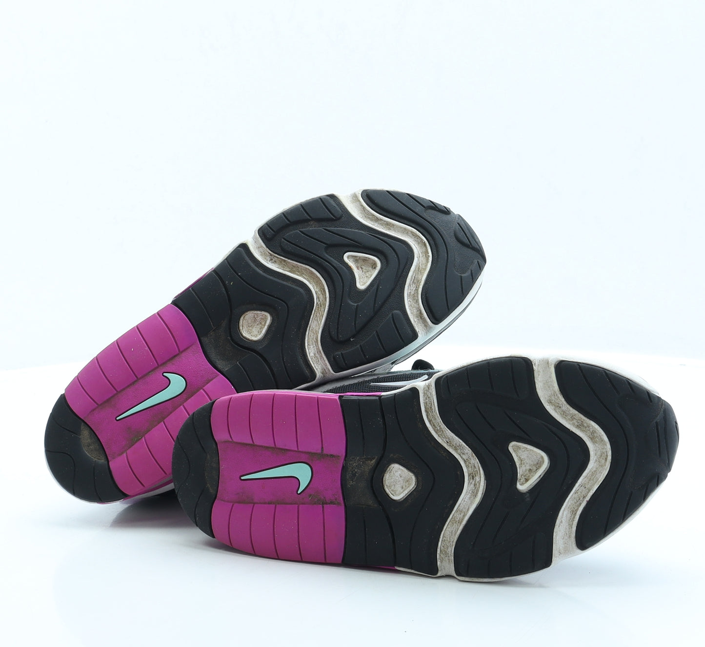 Nike Boys Grey Polyester Trainer UK 2.5