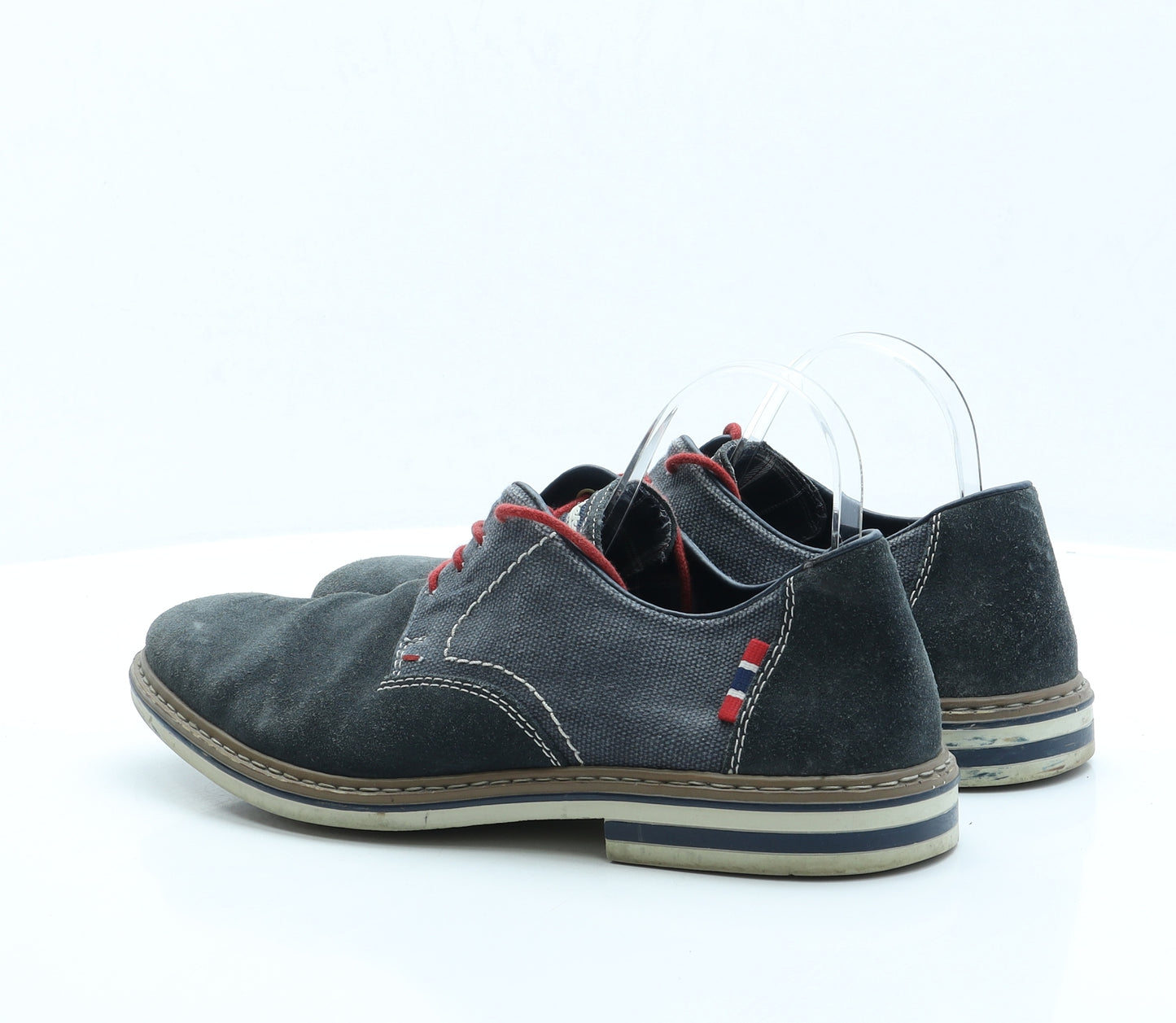 Rieker Mens Blue Polyester Loafer Casual UK 10.5