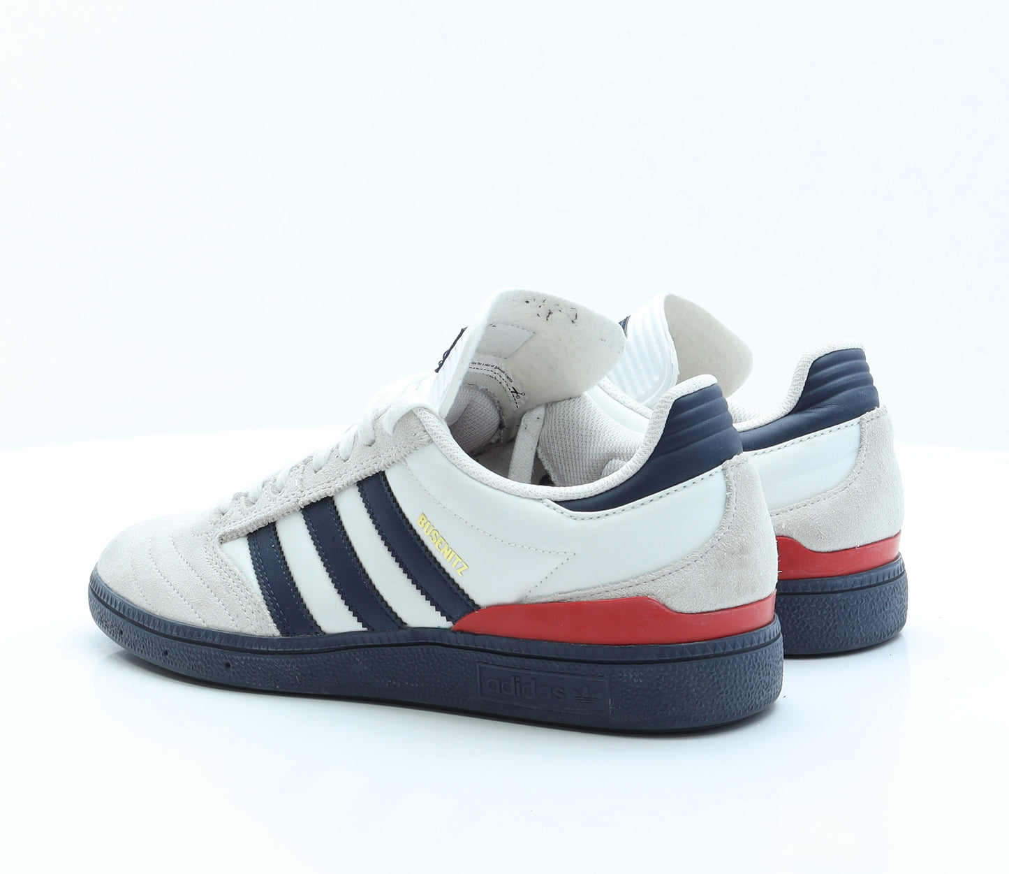 adidas Mens Grey Polyester Trainer UK 9 - Busenitz