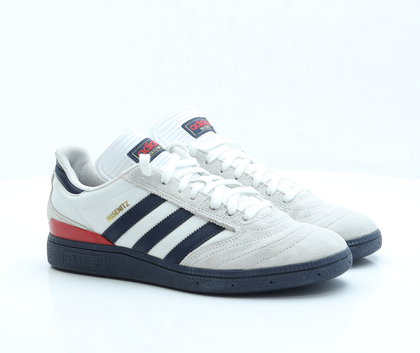 adidas Mens Grey Polyester Trainer UK 9 - Busenitz
