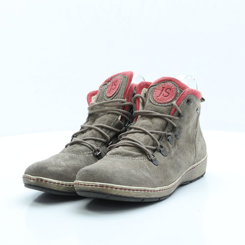 Josef Seibel Womens Beige Polyester Shearling Style Boot UK 6 EUR 39