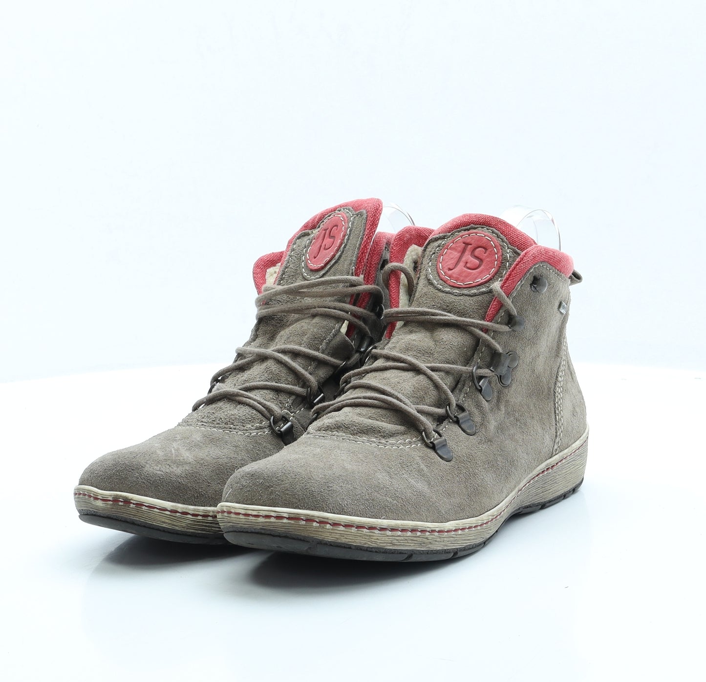Josef Seibel Womens Beige Polyester Shearling Style Boot UK 6 EUR 39