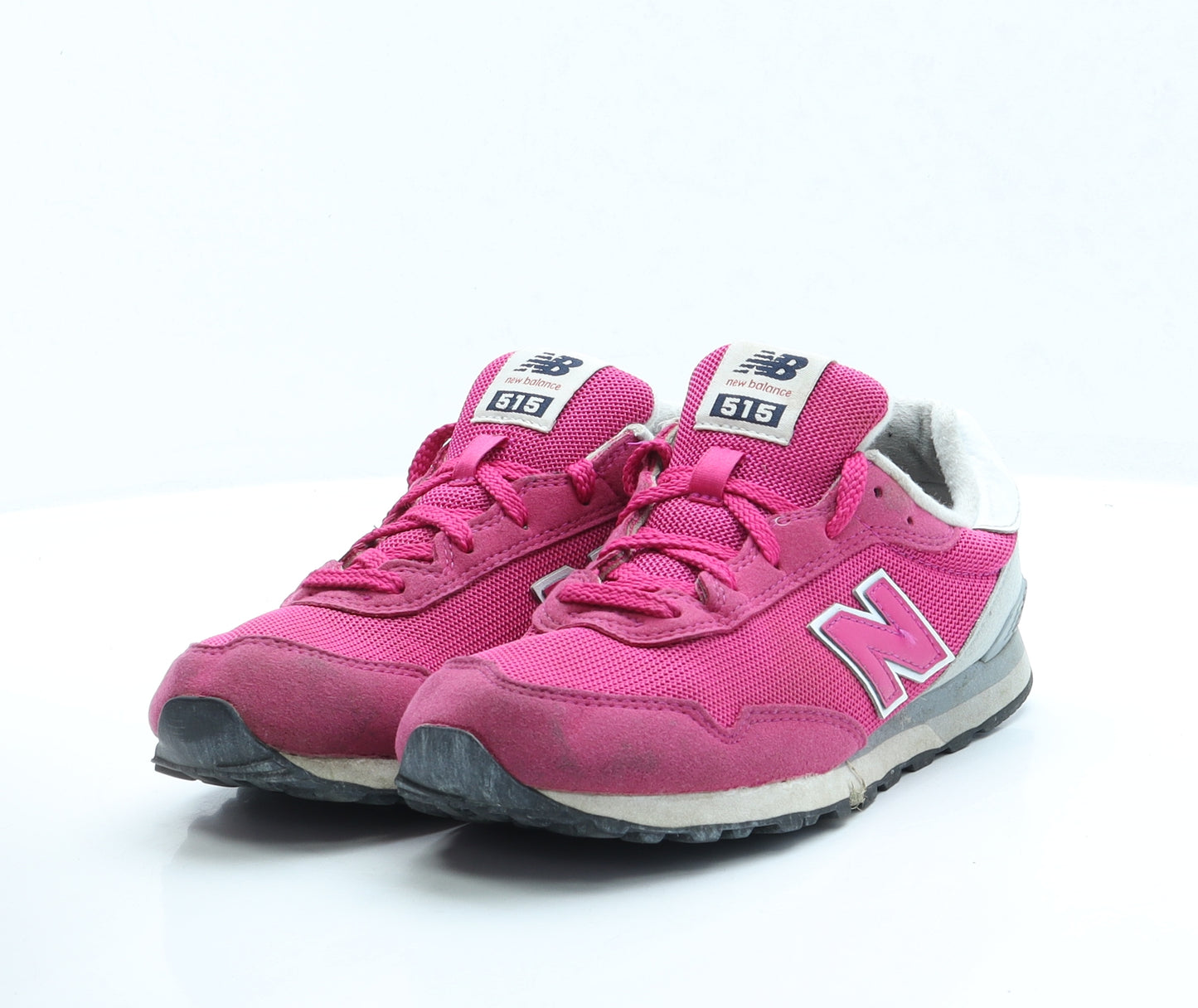 New Balance Girls Pink Polyester Trainer UK 3.5