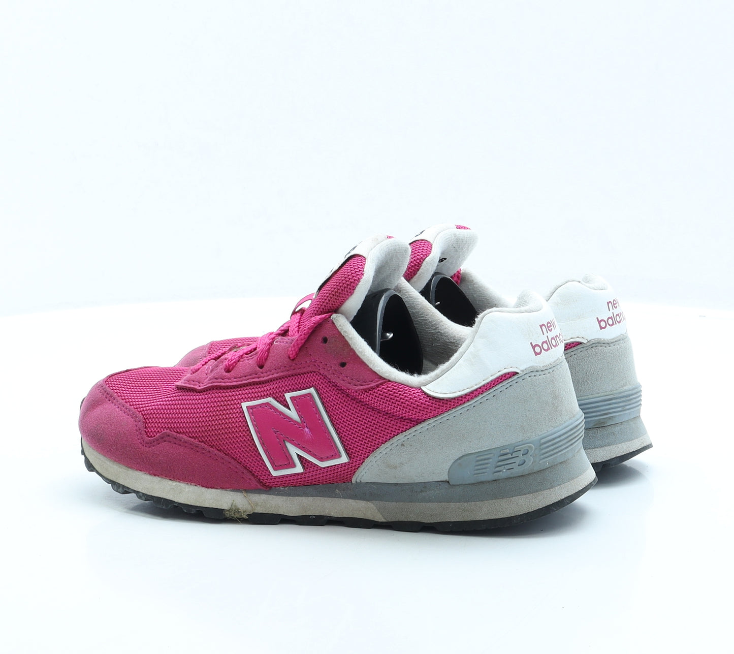 New Balance Girls Pink Polyester Trainer UK 3.5