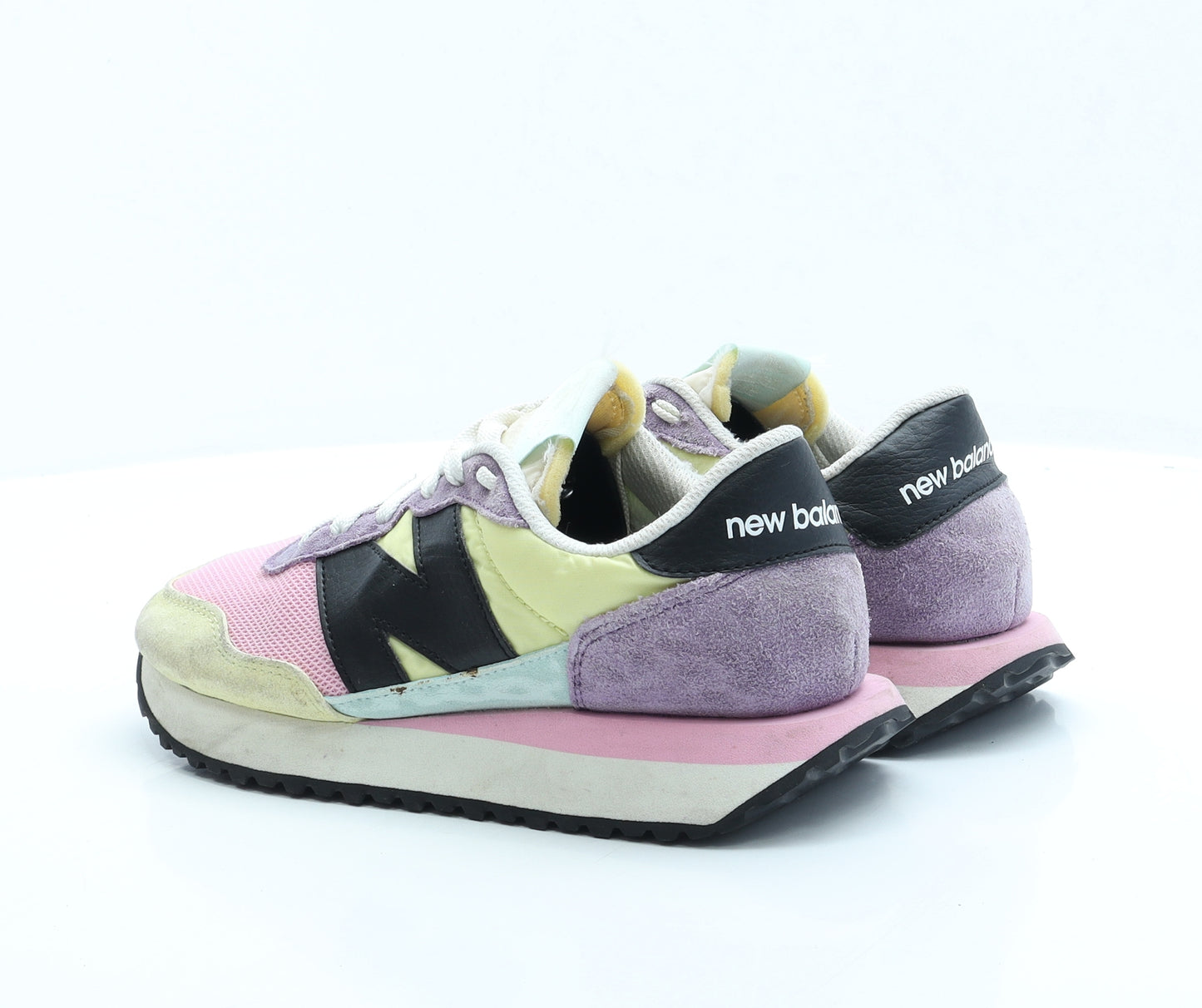 New Balance Womens Multicoloured Colourblock Polyester Trainer UK 4.5