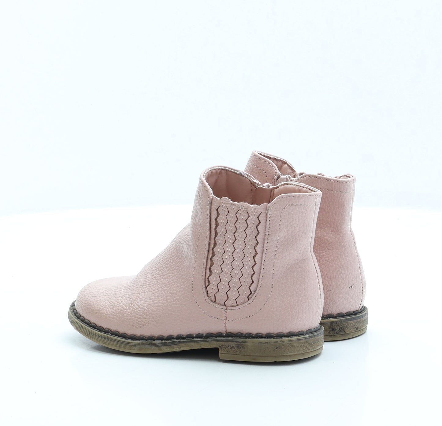 George Girls Pink Faux Leather Chelsea Boot UK 9 EUR 27