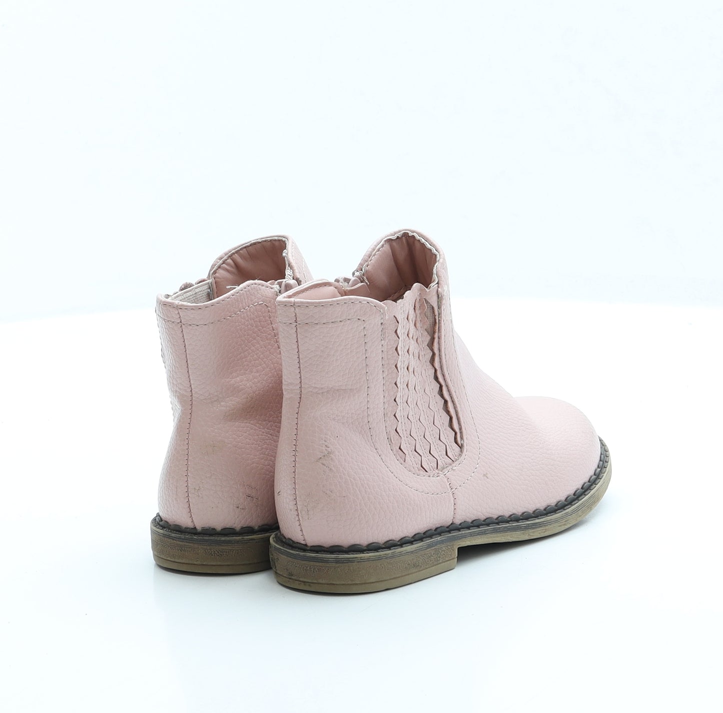 George Girls Pink Faux Leather Chelsea Boot UK 9 EUR 27