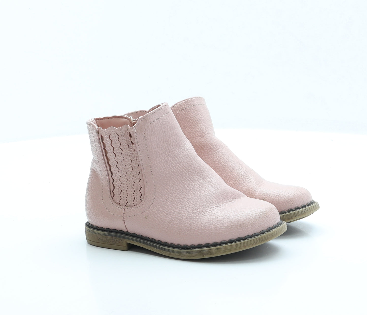 George Girls Pink Faux Leather Chelsea Boot UK 9 EUR 27