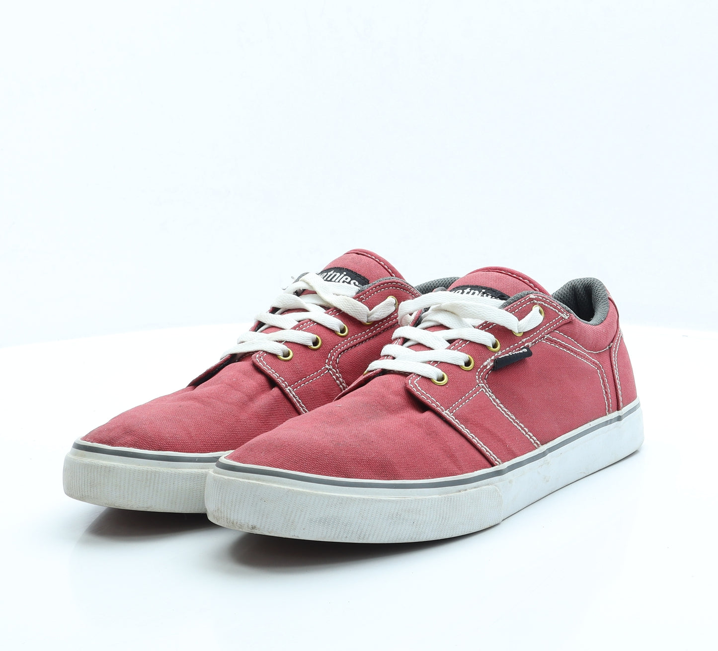 etnies Mens Red Polyester Trainer UK 11 EUR 46 US 12