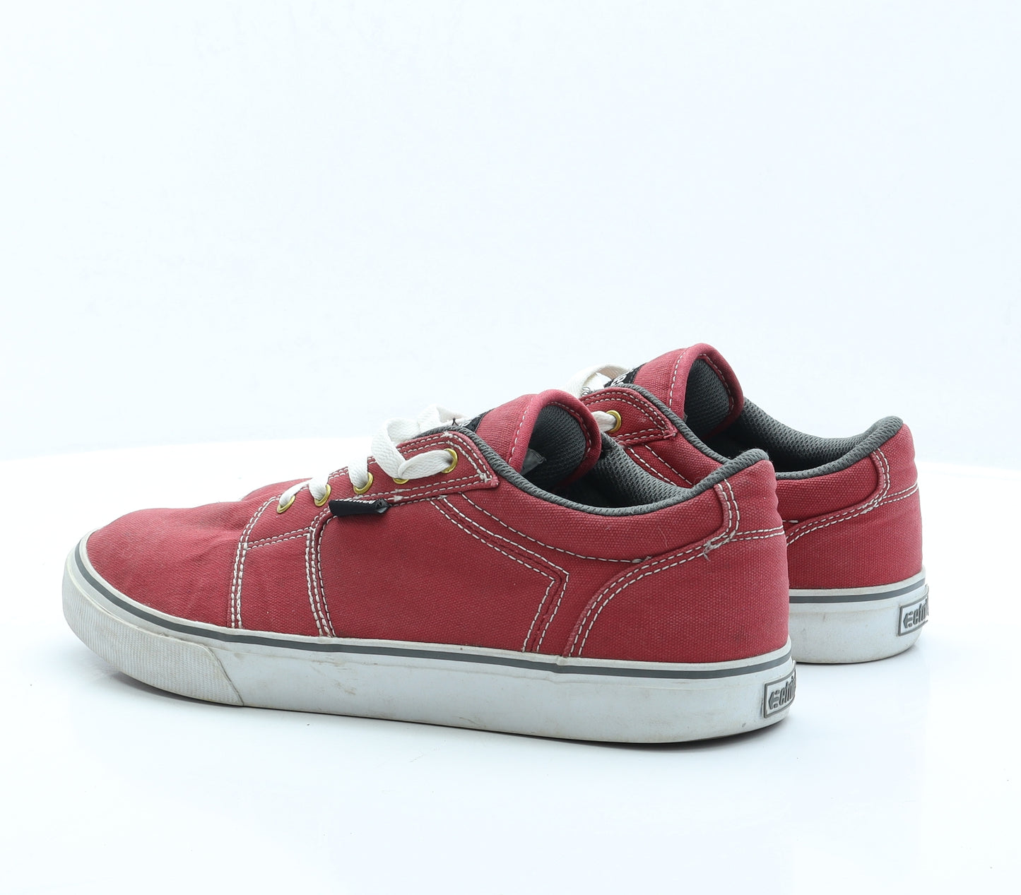 etnies Mens Red Polyester Trainer UK 11 EUR 46 US 12