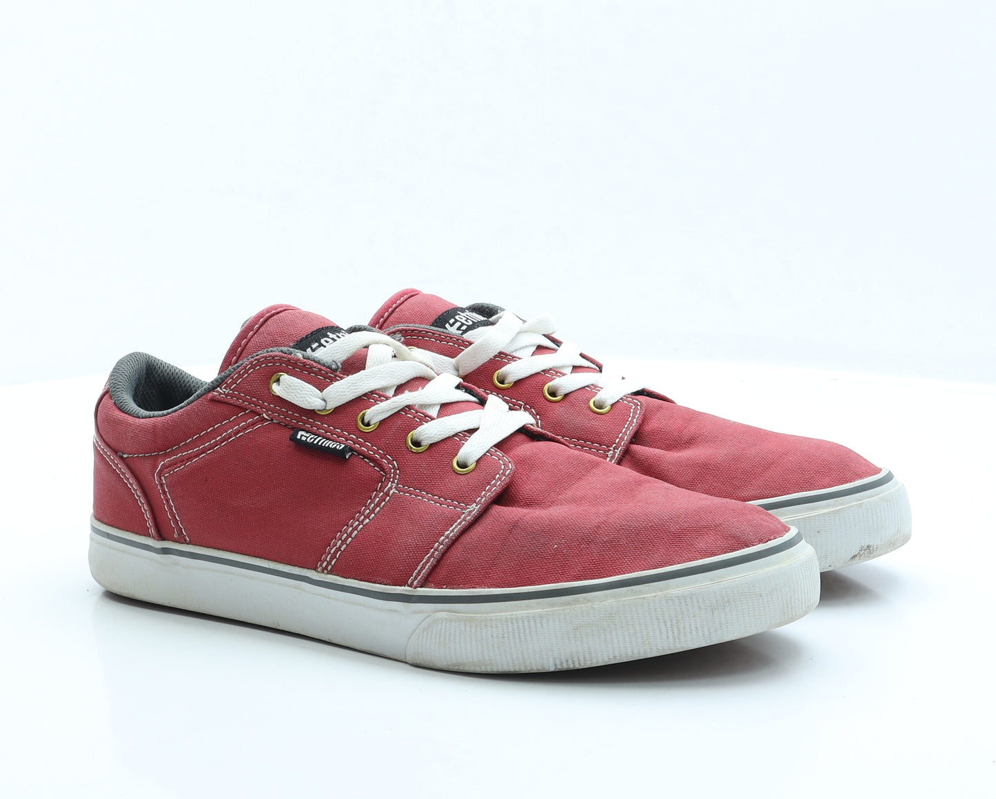 etnies Mens Red Polyester Trainer UK 11 EUR 46 US 12