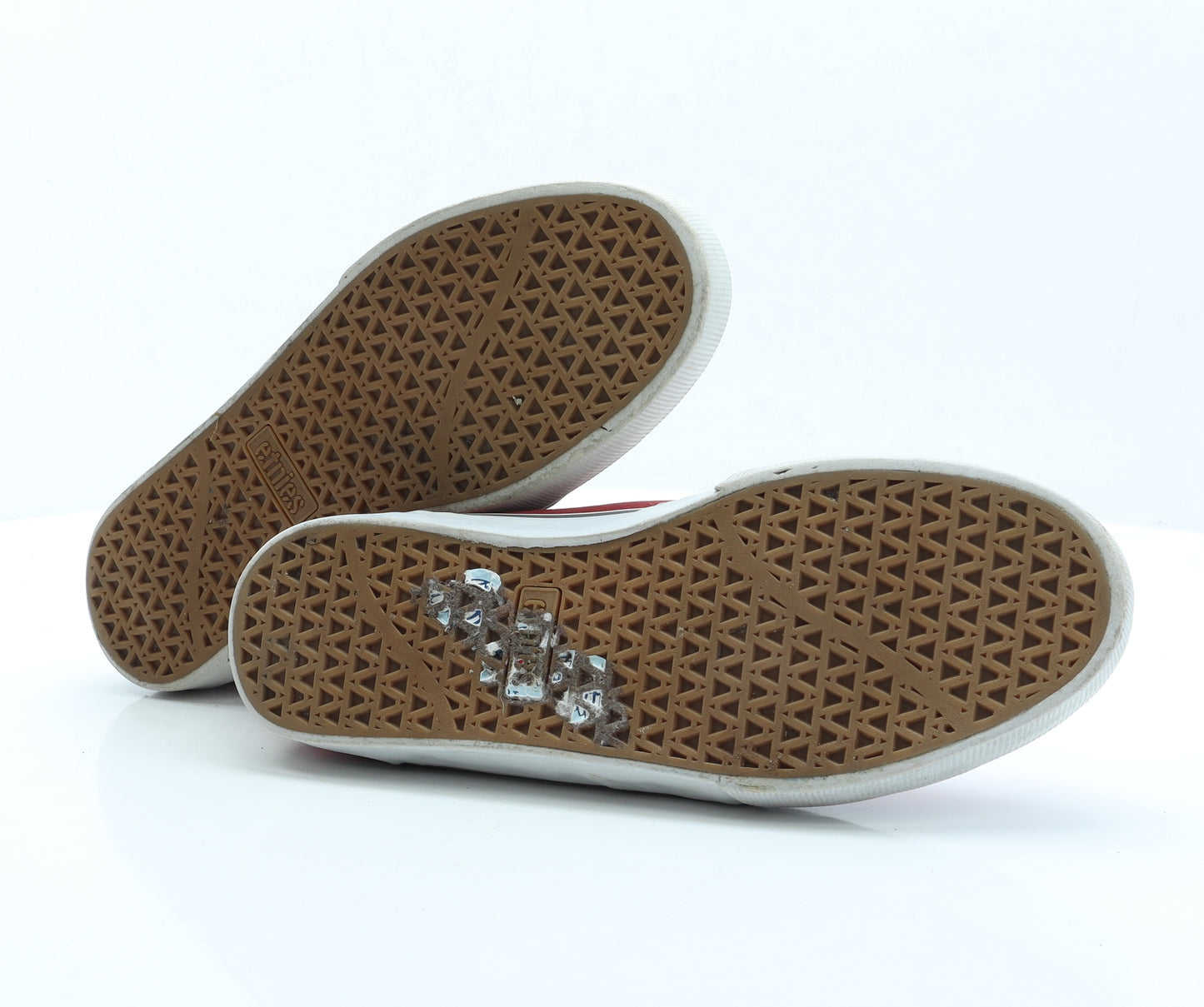 etnies Mens Red Polyester Trainer UK 11 EUR 46 US 12