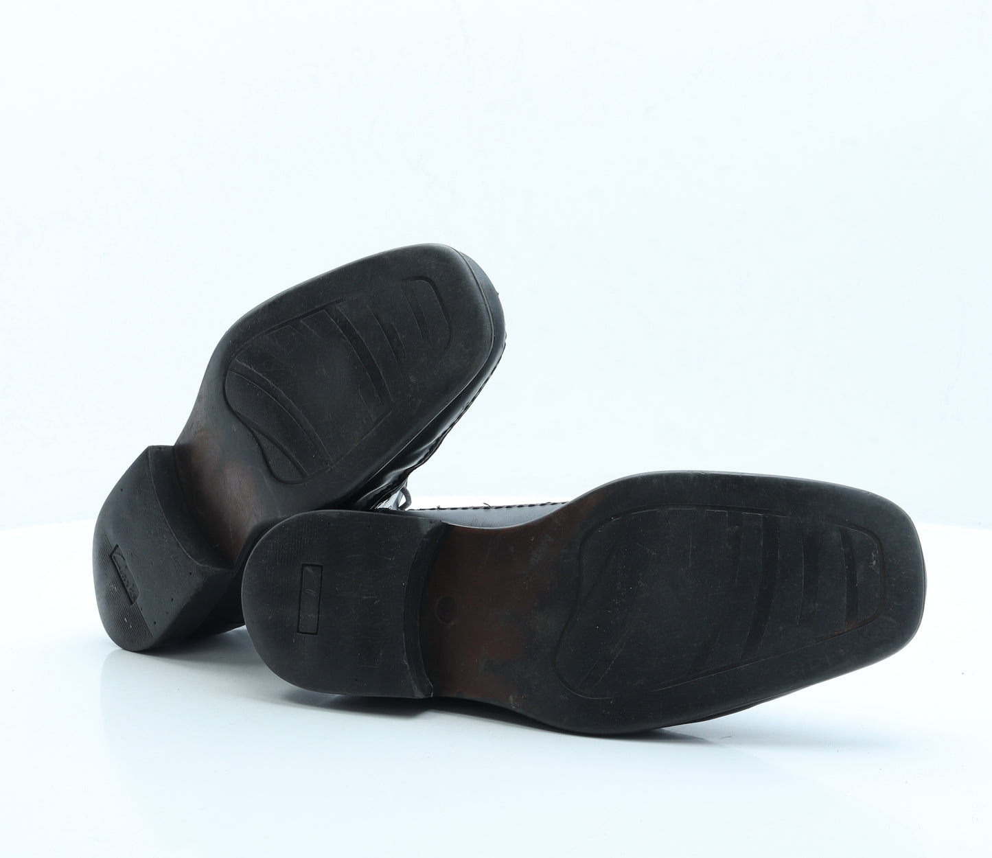 Clarks Mens Black Faux Fur Boat Shoe Casual UK 10.5