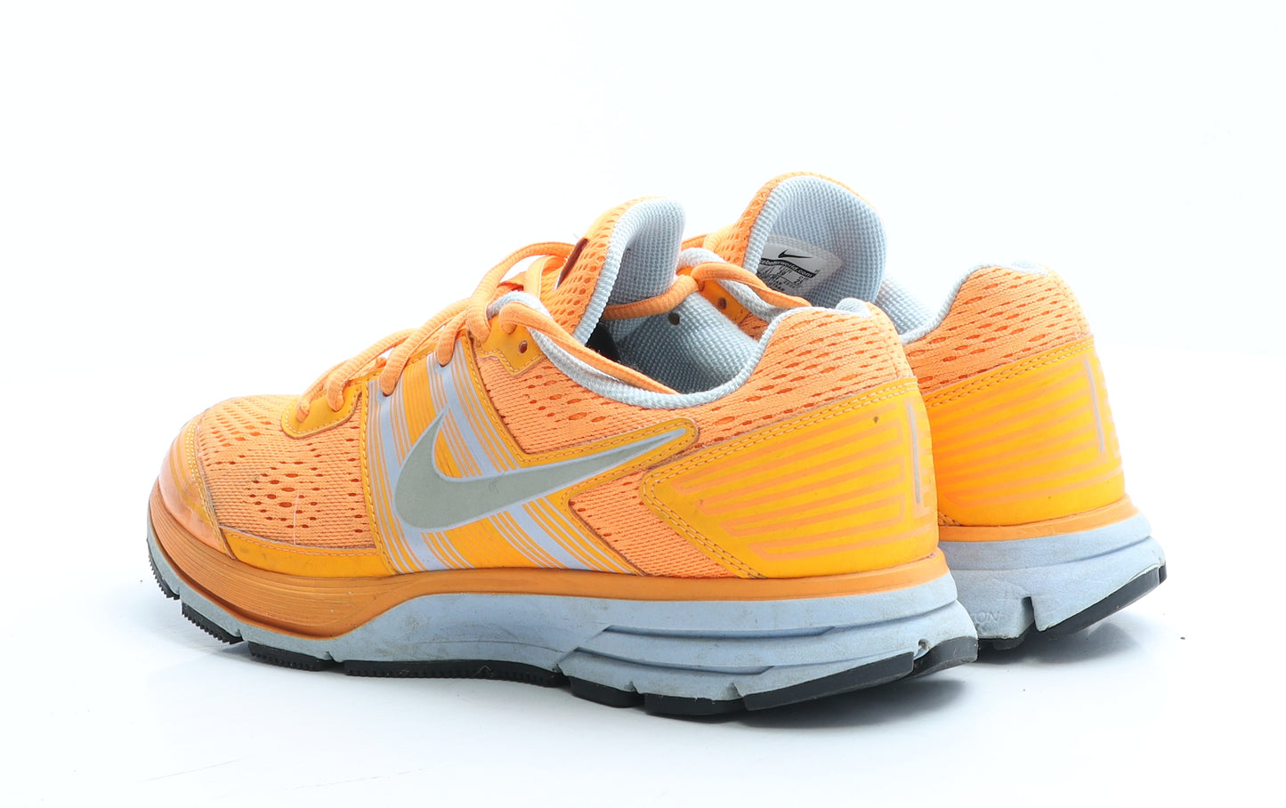 Nike Womens Orange Geometric Polyester Trainer UK 5.5 EUR 39