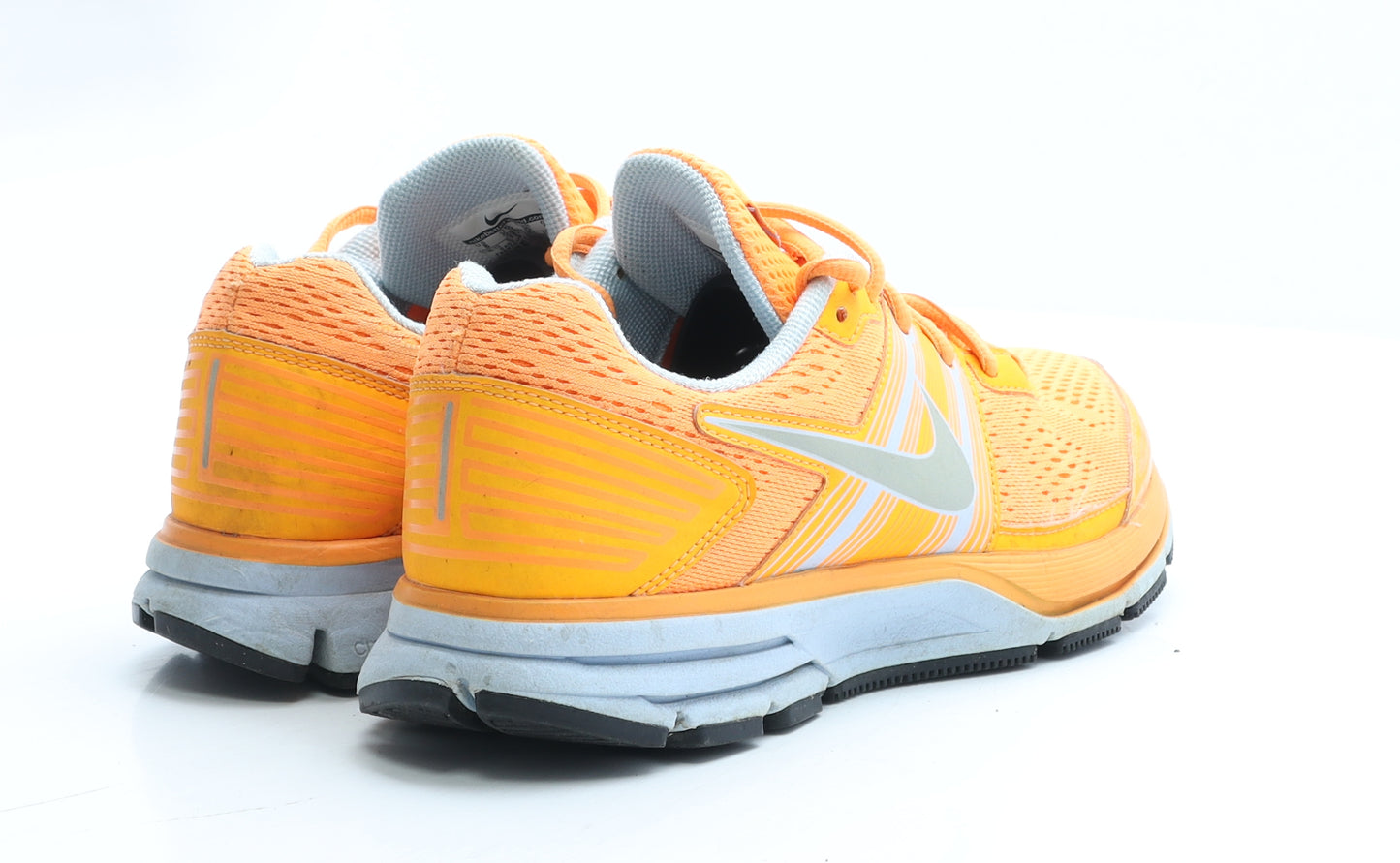 Nike Womens Orange Geometric Polyester Trainer UK 5.5 EUR 39