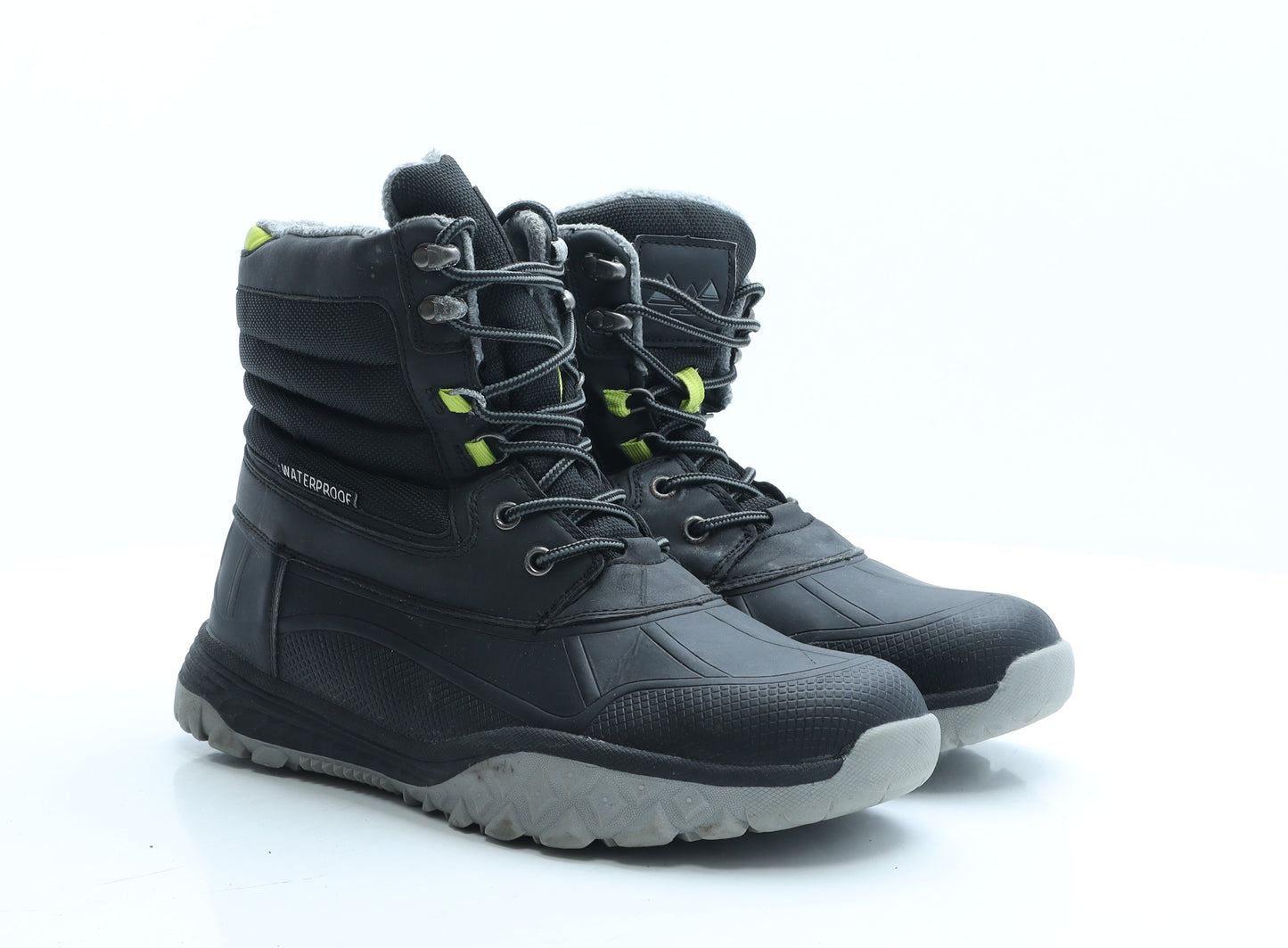 Livergy Mens Black Rubber Snow Boot Boot UK 9 EUR 43