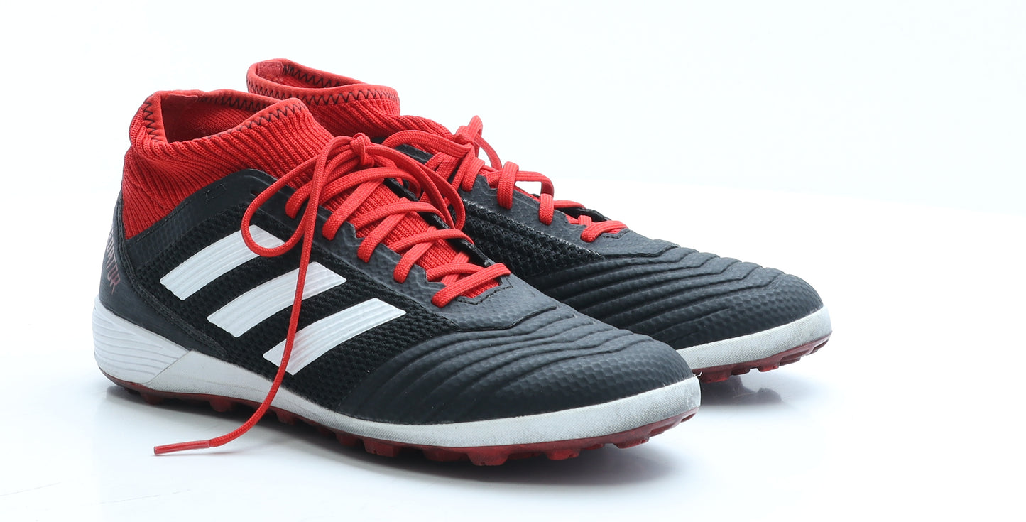 adidas Mens Black Colourblock Polyester Trainer UK 6 - Astro turf boots