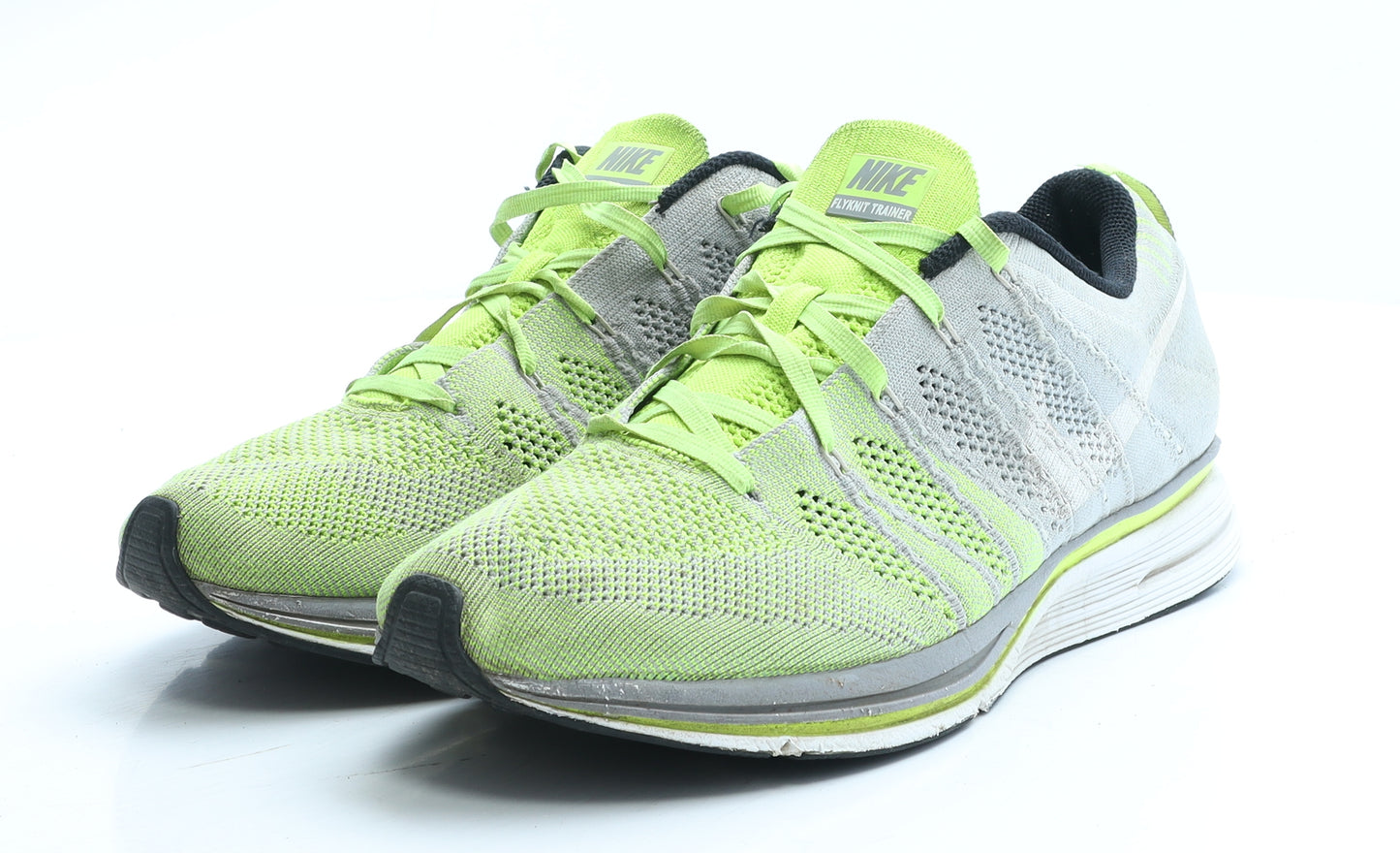 Nike Mens Green Geometric Polyester Trainer UK 9.5 EUR 44.5