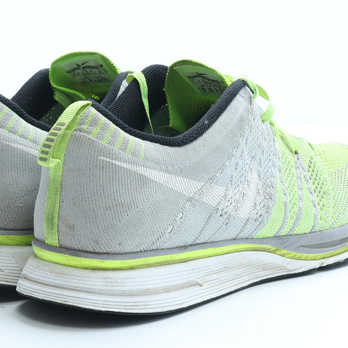 Nike Mens Green Geometric Polyester Trainer UK 9.5 EUR 44.5