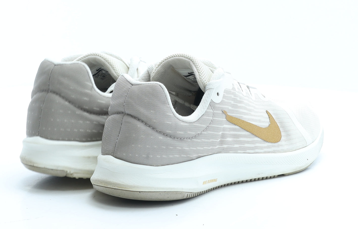 Nike Mens Ivory Geometric Polyester Trainer UK 8 EUR 42.5