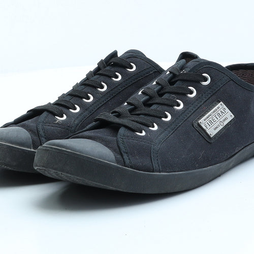 Firetrap Mens Black Polyester Trainer UK 9 EUR 43