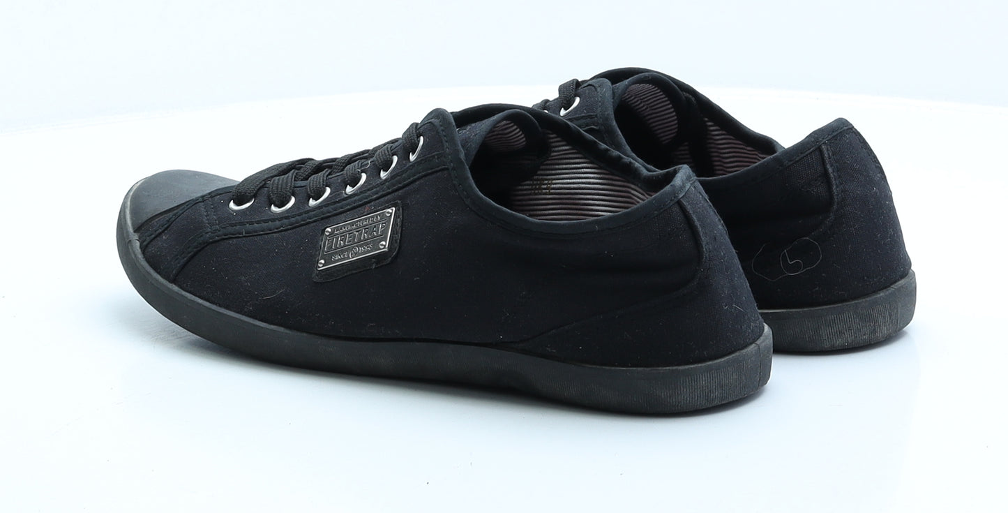 Firetrap Mens Black Polyester Trainer UK 9 EUR 43