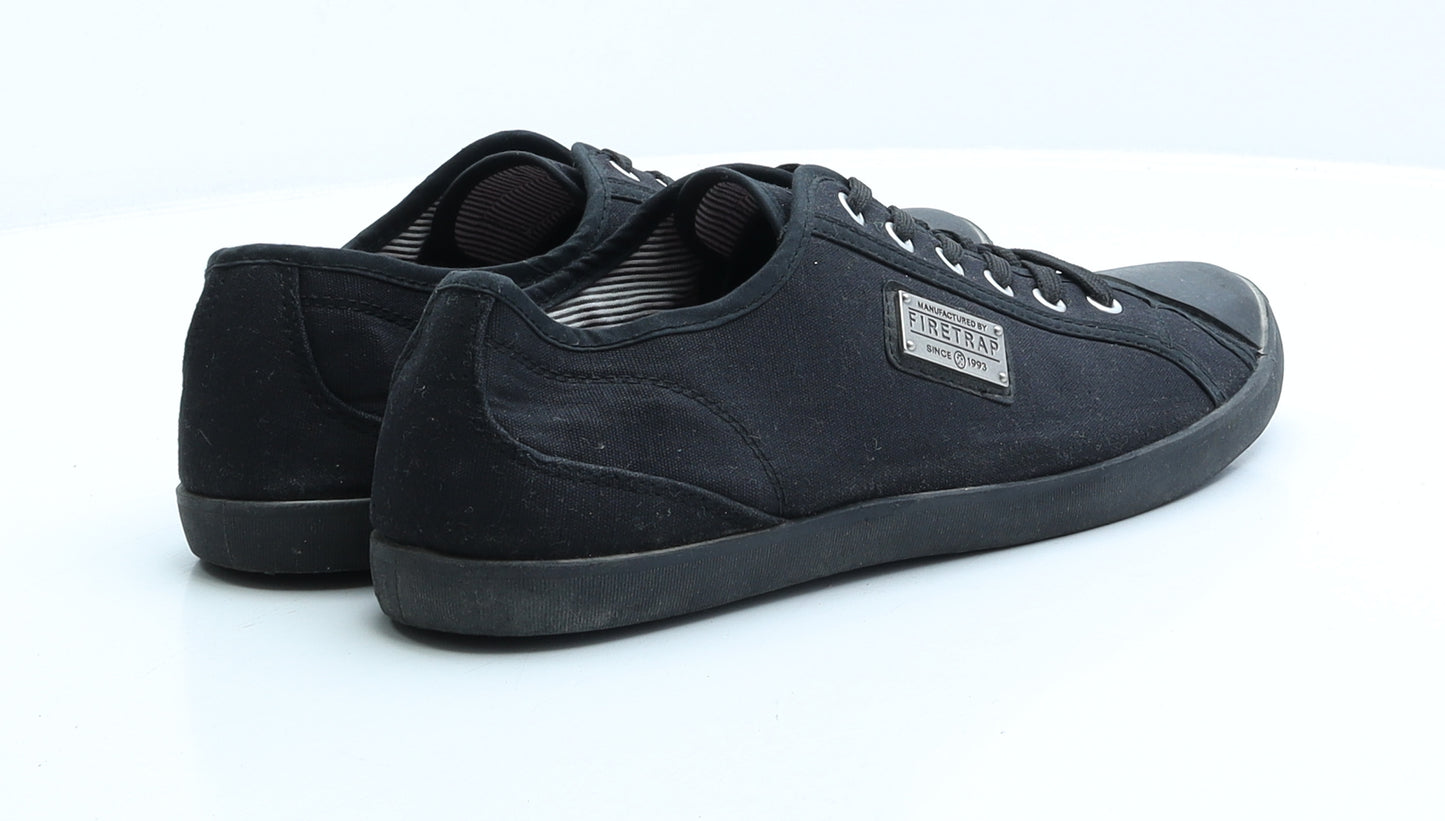 Firetrap Mens Black Polyester Trainer UK 9 EUR 43