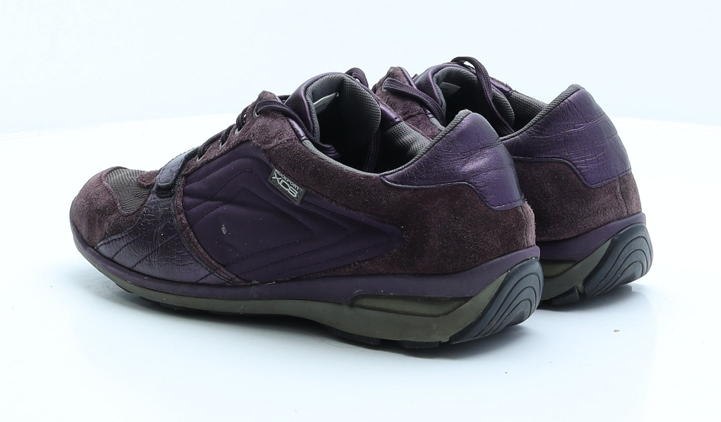 Rockport Womens Purple Faux Suede Trainer UK 7 EUR 39