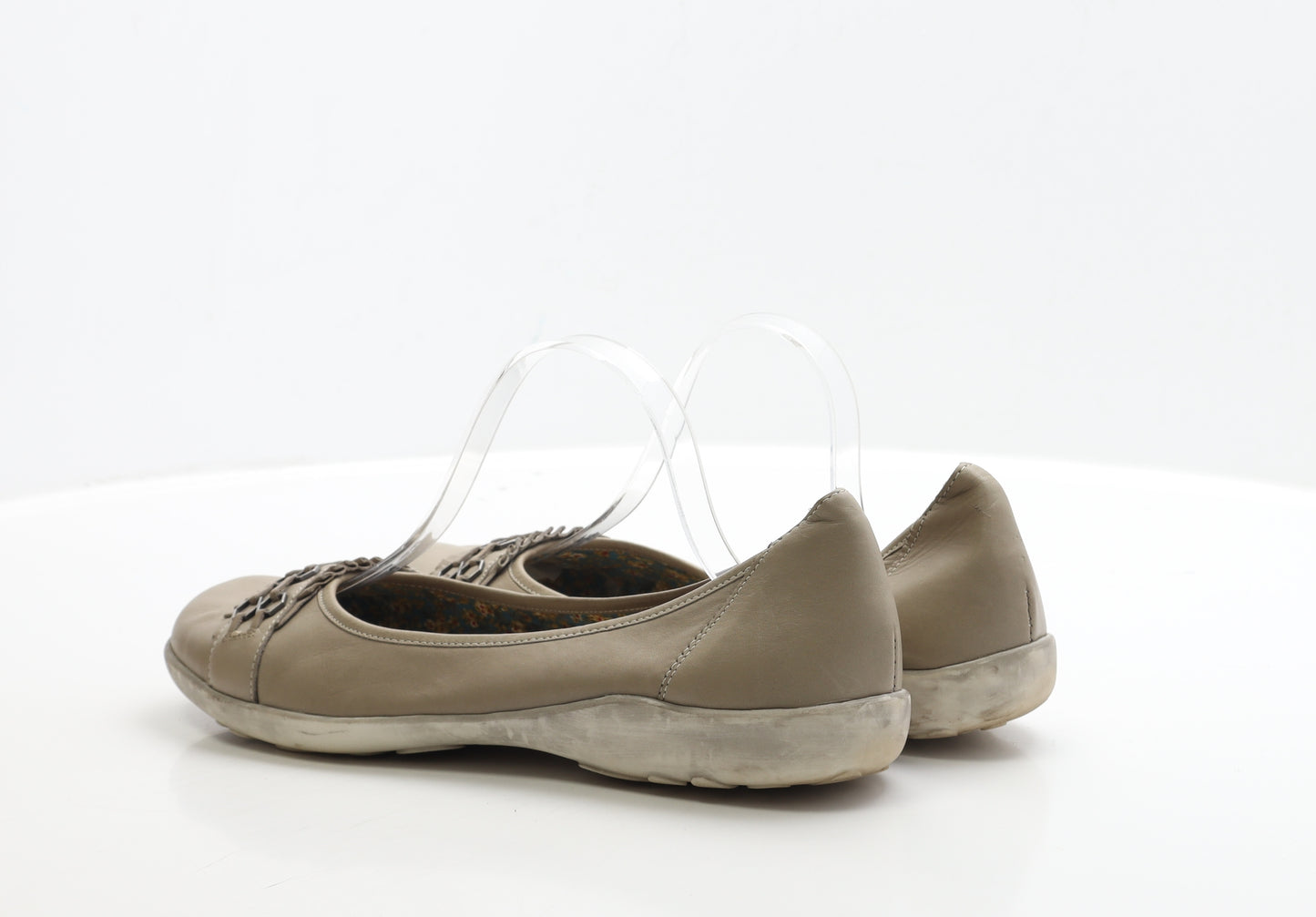 Remonte Womens Beige Polyester Ballet Flat UK 10 EUR 44