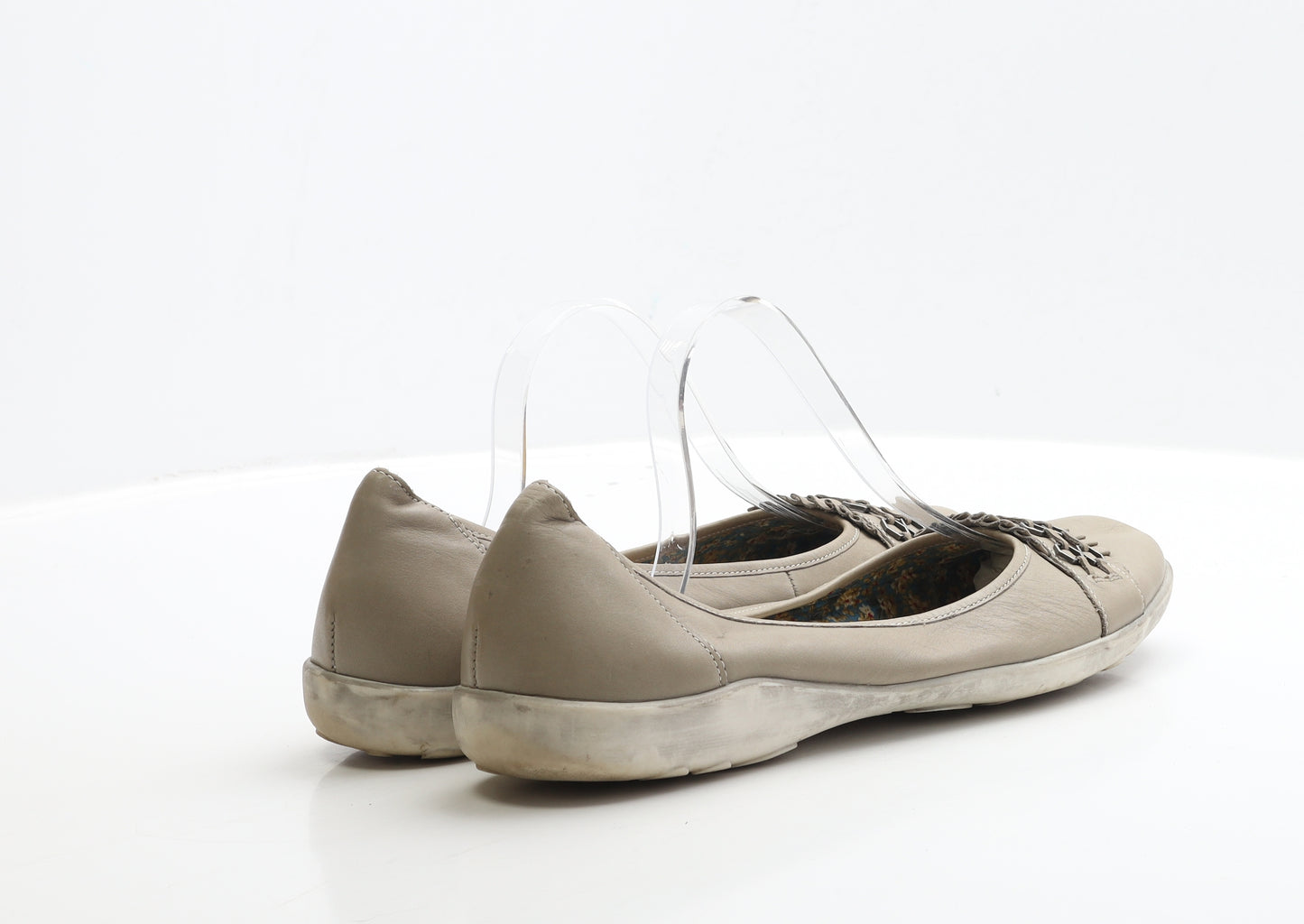 Remonte Womens Beige Polyester Ballet Flat UK 10 EUR 44