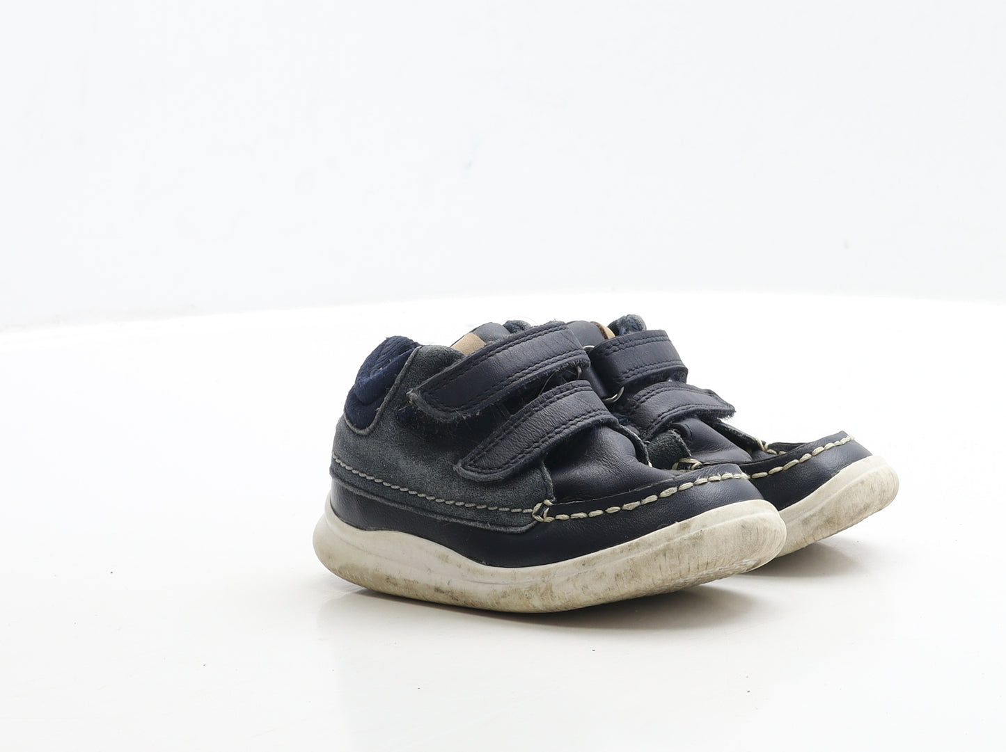F&F Boys Blue Polyester Trainer Boot UK 5.5