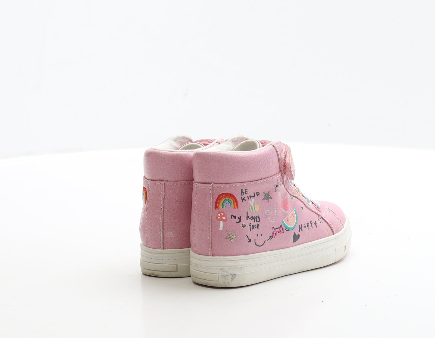 NEXT Girls Pink Polyester Trainer UK 6 EUR 23 - Light Up