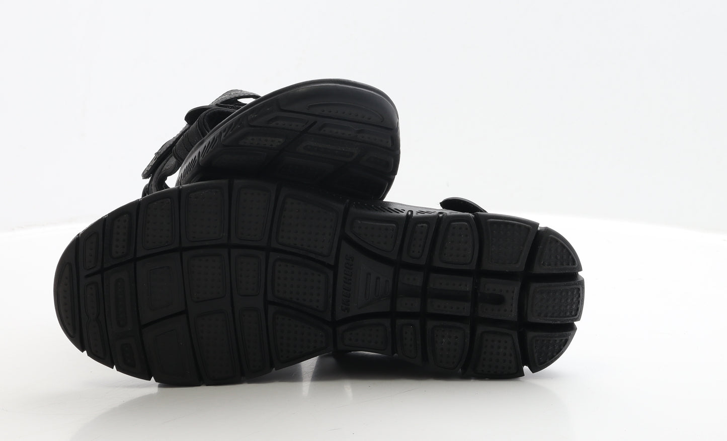 Skechers Mens Black Polyester Slip On Sandal UK 10 EUR 45