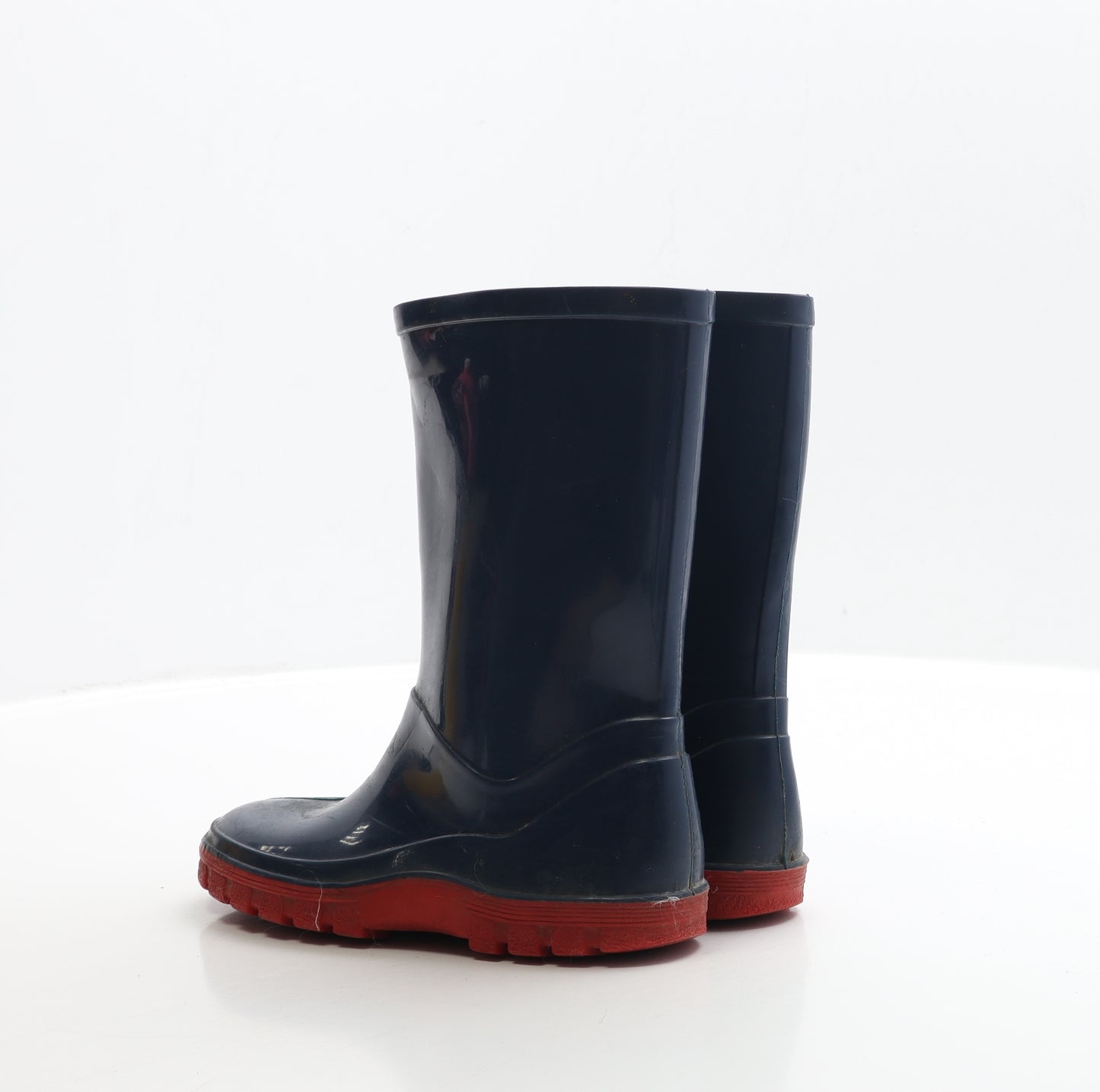 Preworn Boys Blue Rubber Wellies Boot UK 12