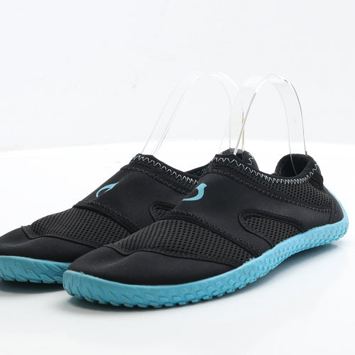 Preworn Boys Black Polyester Slip On Casual UK 6 EUR 40 - Aqua Shoes