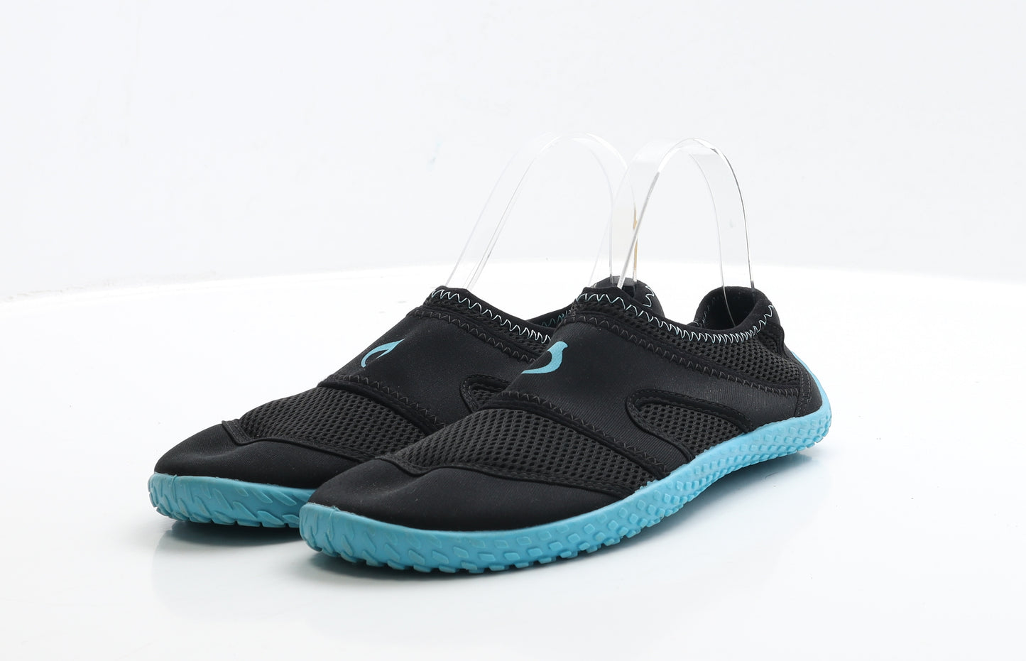 Preworn Boys Black Polyester Slip On Casual UK 6 EUR 40 - Aqua Shoes