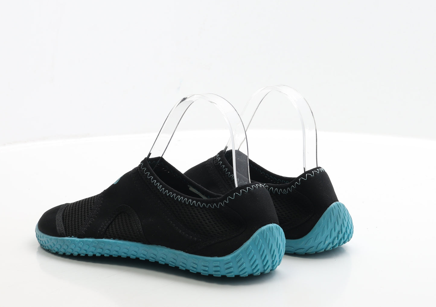 Preworn Boys Black Polyester Slip On Casual UK 6 EUR 40 - Aqua Shoes
