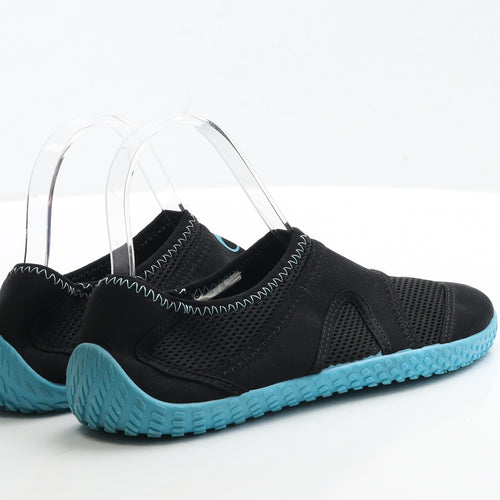 Preworn Boys Black Polyester Slip On Casual UK 6 EUR 40 - Aqua Shoes