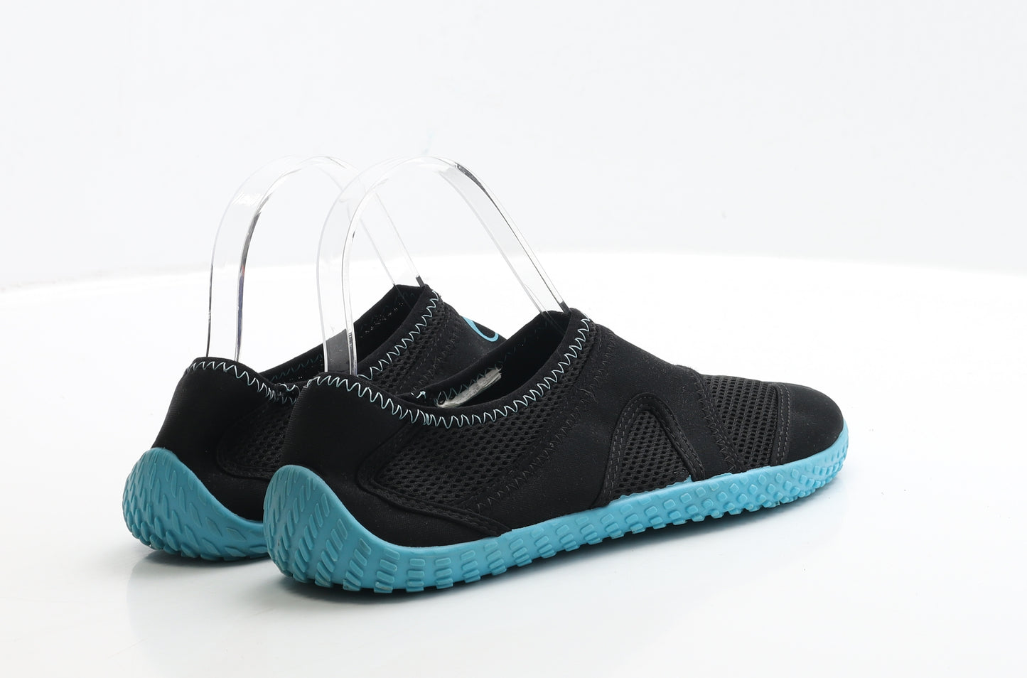 Preworn Boys Black Polyester Slip On Casual UK 6 EUR 40 - Aqua Shoes