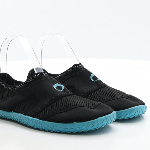 Preworn Boys Black Polyester Slip On Casual UK 6 EUR 40 - Aqua Shoes