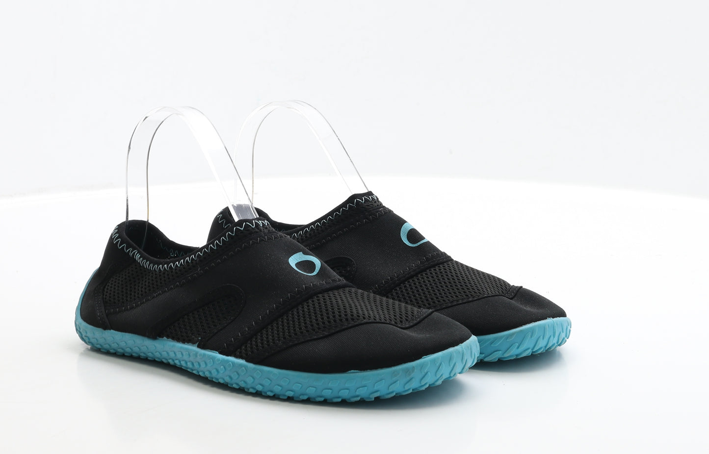 Preworn Boys Black Polyester Slip On Casual UK 6 EUR 40 - Aqua Shoes