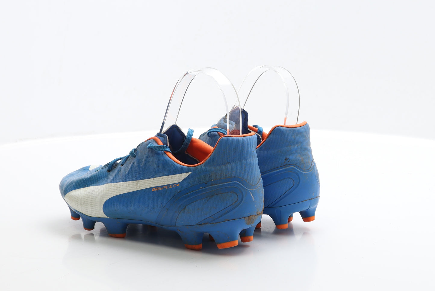 PUMA Mens Blue Polyester Trainer UK 6 EUR 39 - Football Boots