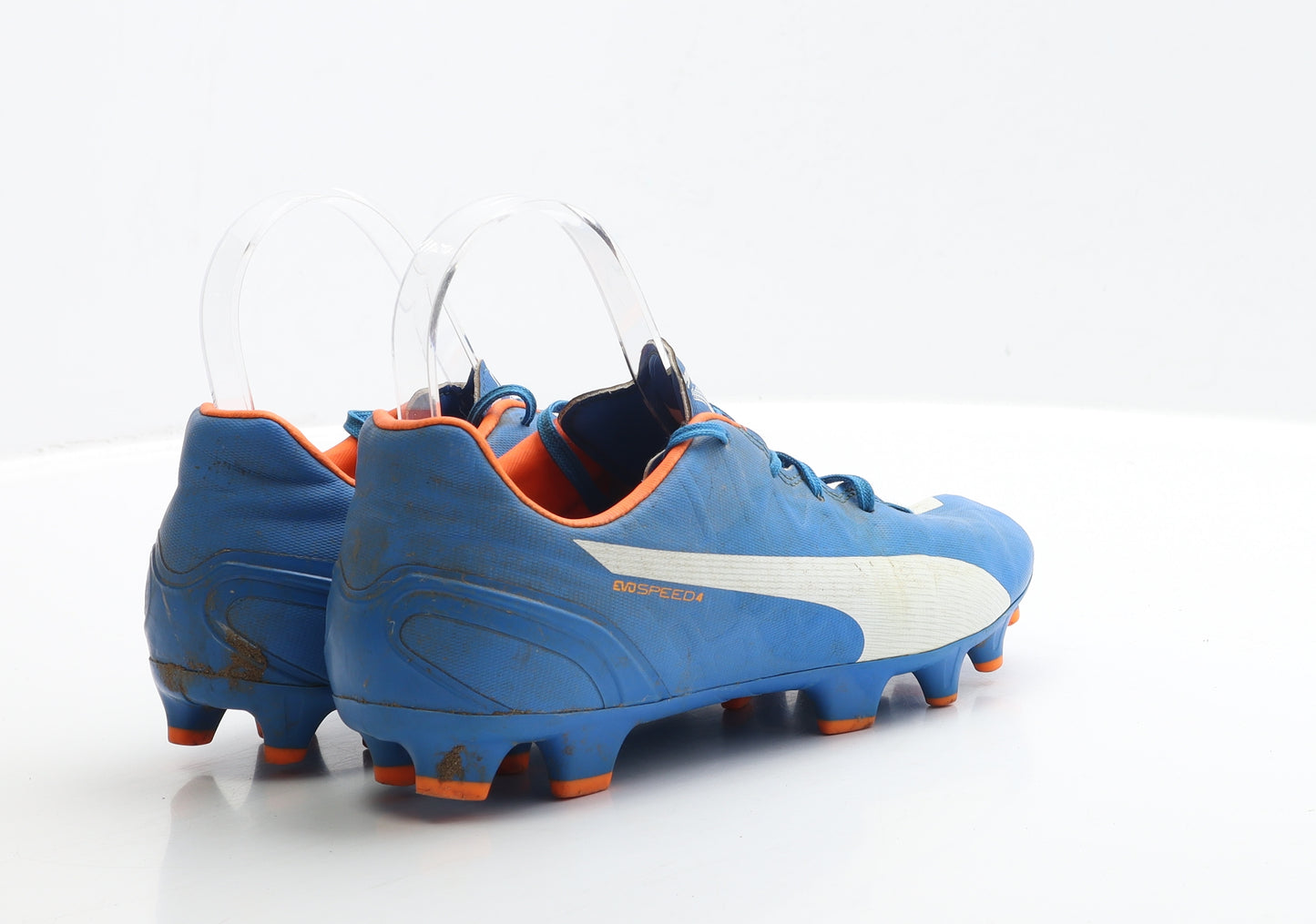 PUMA Mens Blue Polyester Trainer UK 6 EUR 39 - Football Boots