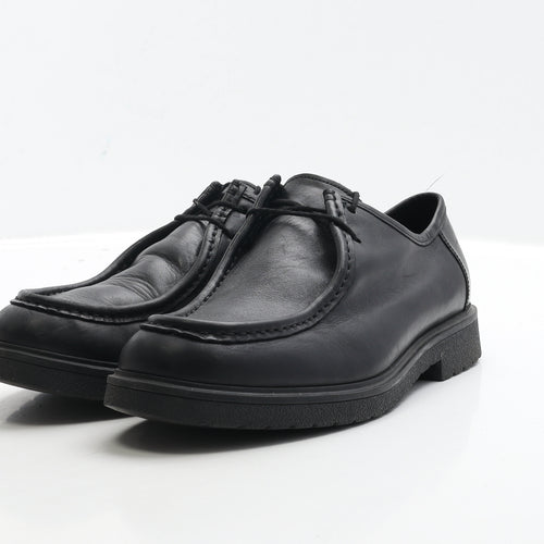 Clarks Mens Black Faux Leather Loafer Casual UK 6