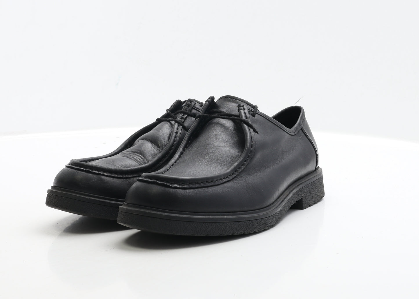 Clarks Mens Black Faux Leather Loafer Casual UK 6