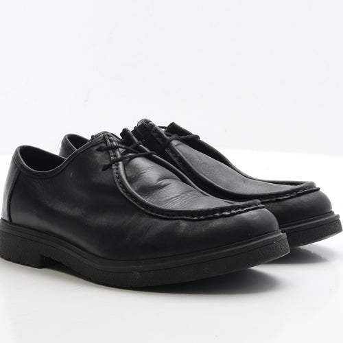 Clarks Mens Black Faux Leather Loafer Casual UK 6