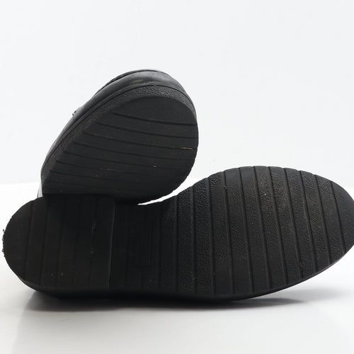 Clarks Mens Black Faux Leather Loafer Casual UK 6