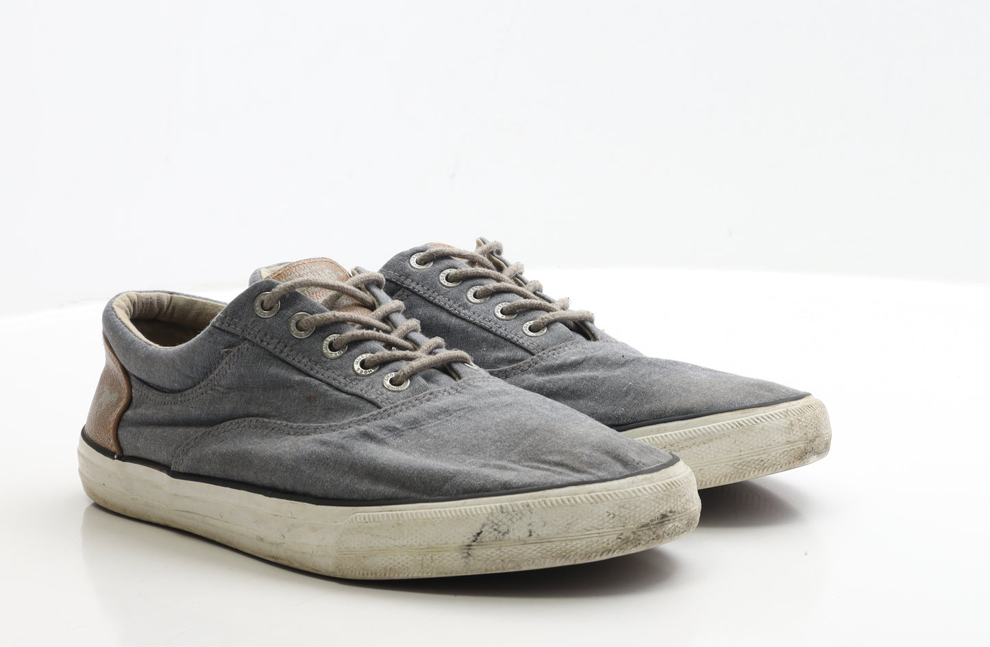 Mustang Mens Blue Fabric Trainer UK 12 EUR 45